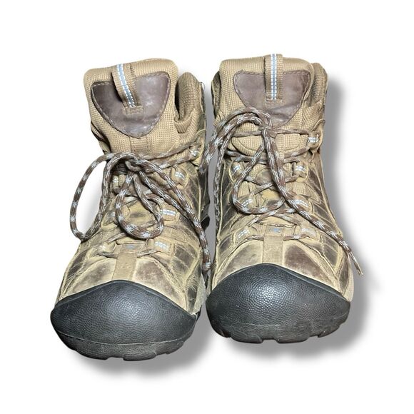 Keen Targhee II Brown Leather Waterproof Hiking Boots Women's Size 9, 5217-SBFS - Picture 1 of 11